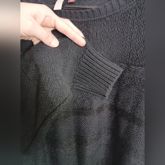 Anthropologie Pilcro Black Ruffled Women's Sweater_Large - Picture 6 of 6